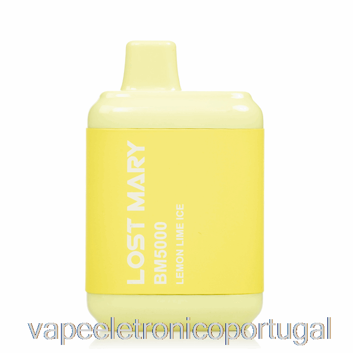 Vape Eletrônico Perdido Mary Bm5000 Gelo De Limão Descartável